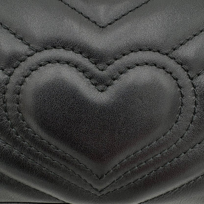 Gucci GG Marmont Super Mini Bag-Blk Leather : Super Mini