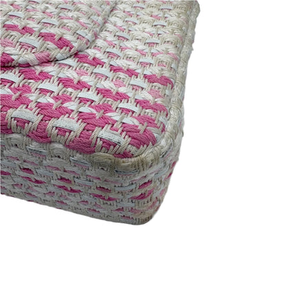 2019 Chanel Pink Tweed Single Flap Bag