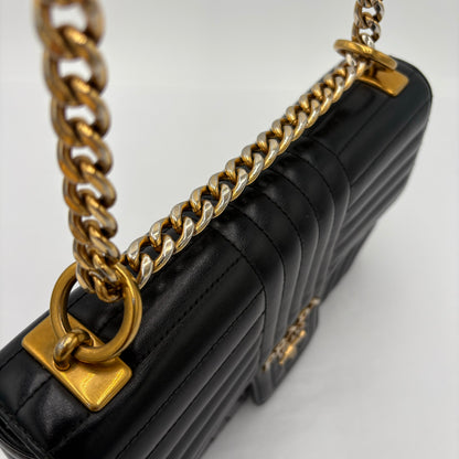 Prada Diagramme Quilted Leather Flap Bag