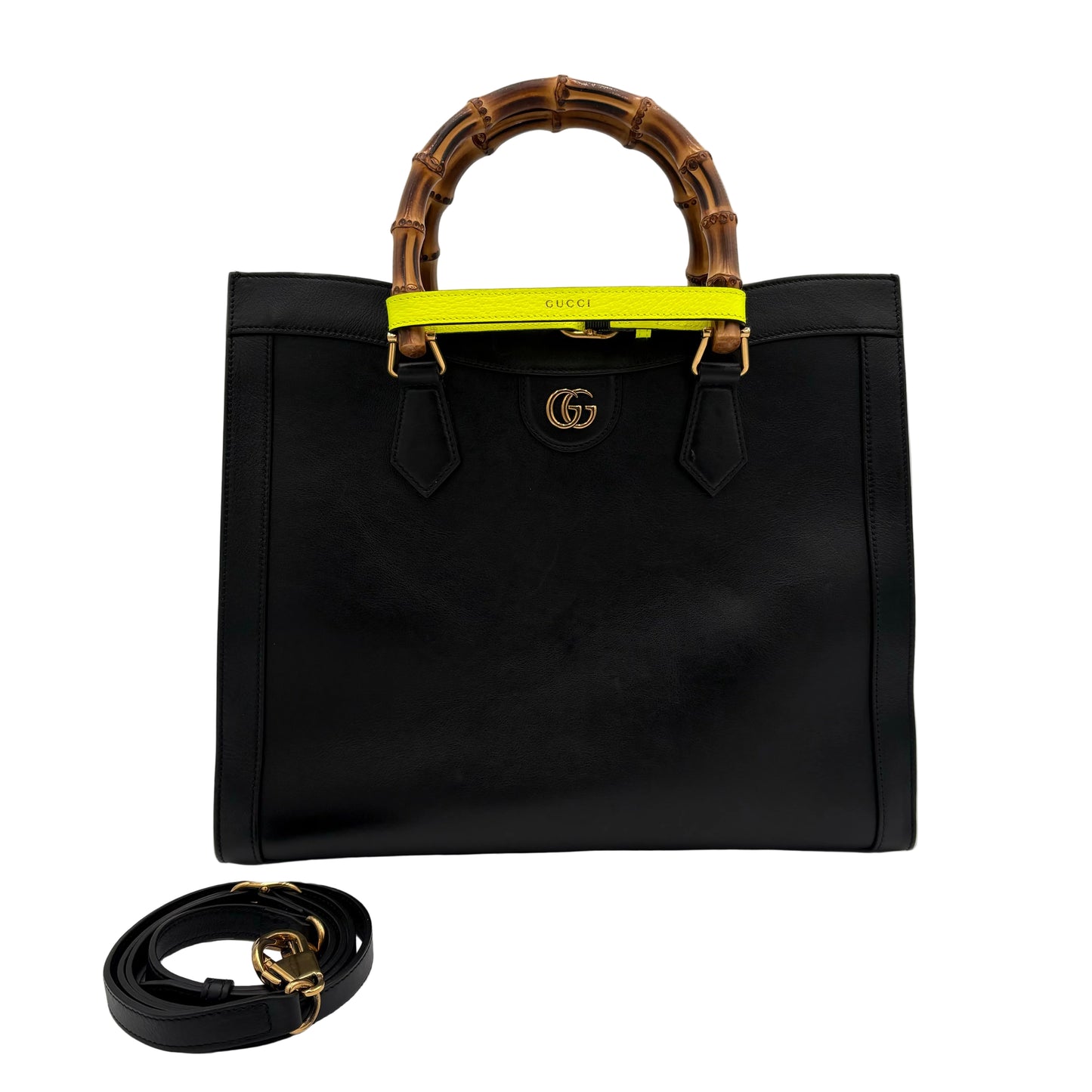 Gucci Diana Medium Black Tote Bag