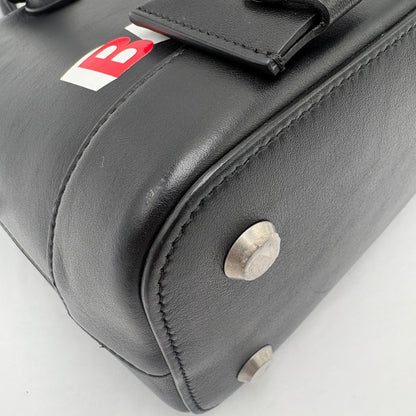 Balenciaga Calfskin Leather Ville Satchel Bag