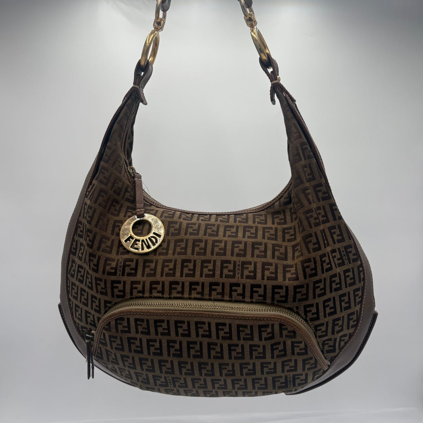 Fendi Pocket Chef Zucchino Hobo Bag