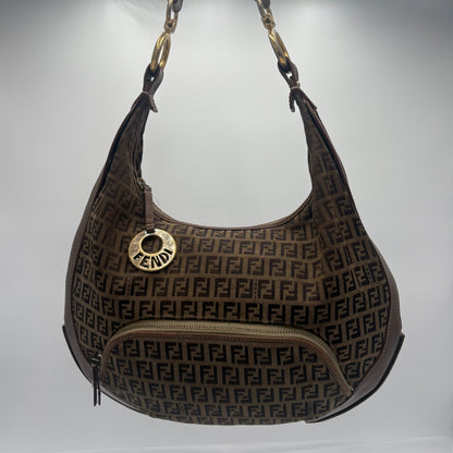 Fendi Pocket Chef Zucchino Hobo Bag