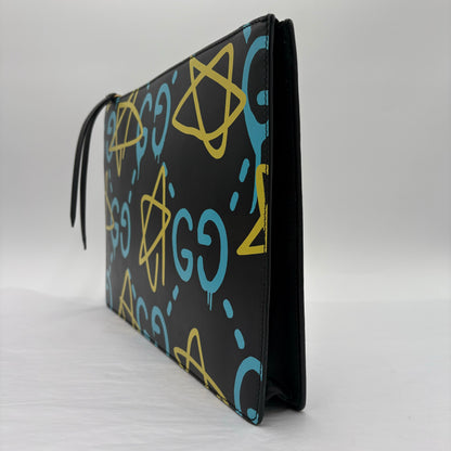 Gucci GG Ghost Pouch Graffiti