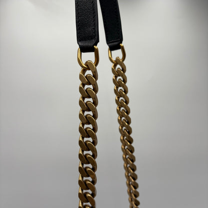Saint Laurent College Quilted Shoulder Bag
