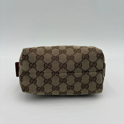 Gucci Zipper Canvas Pouch