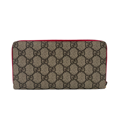 Gucci Pearl Zip Around Wallet GG Monogram