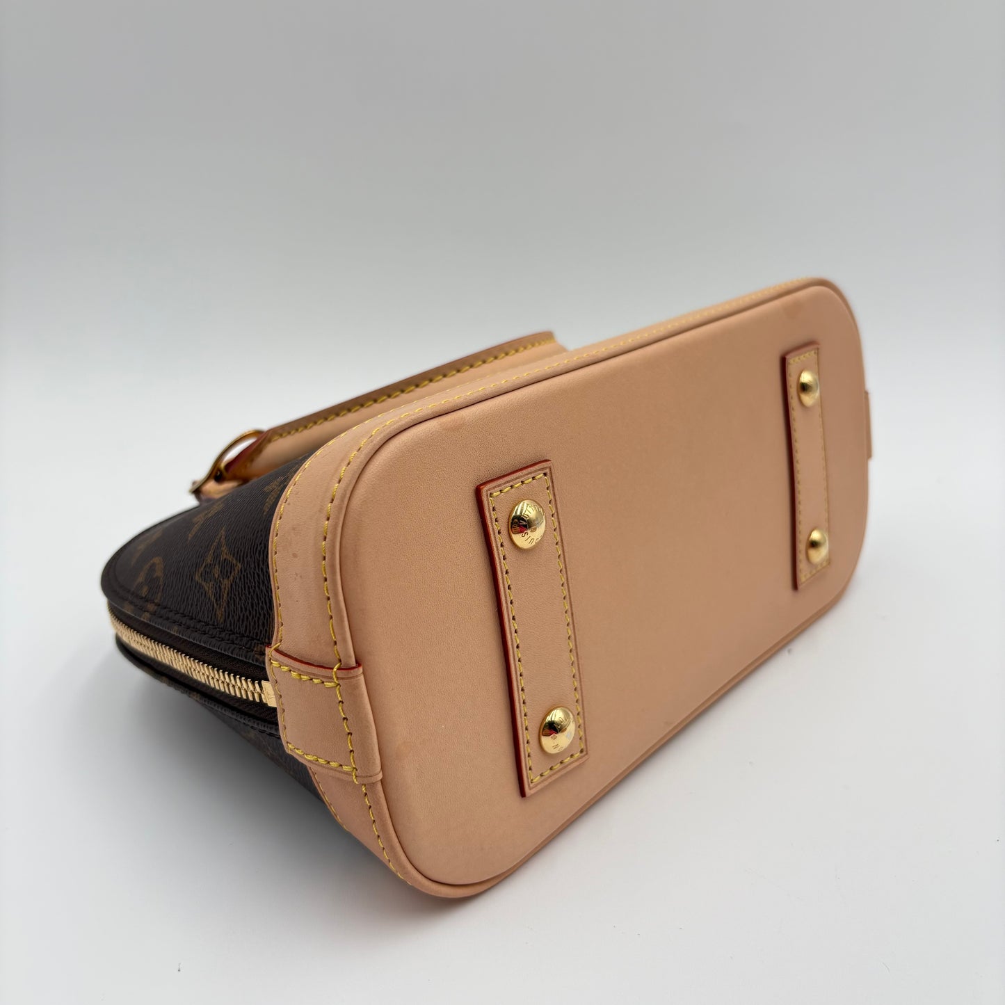 Chipped Louis Vuitton Monogram Alma BB