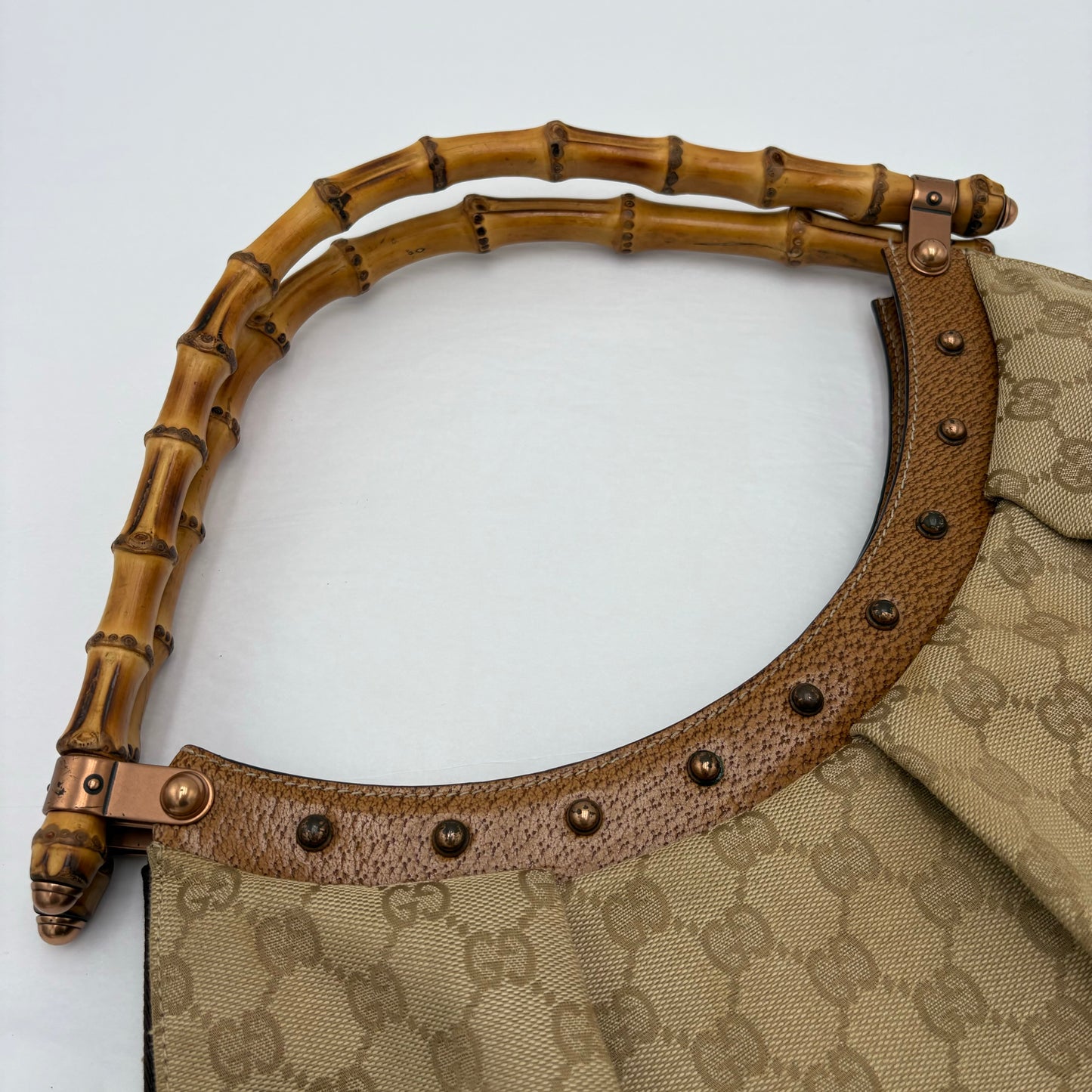 2004/05 Gucci Studded Bamboo Top Handle Hobo