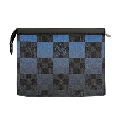 Chipped Louis Vuitton 3D Pochette Voyage Clutch Bag