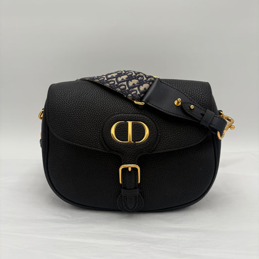 Christian Dior Grained Calfskin Large Bobby Bag