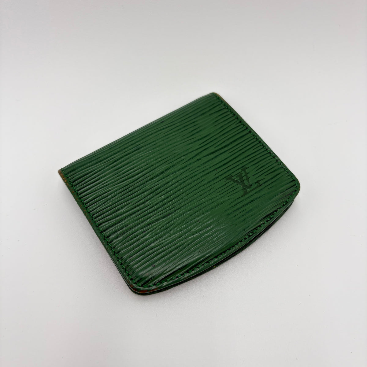 1991 Louis Vuitton Green Epi Wallet