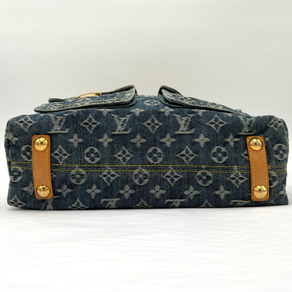 2006 Louis Vuitton Baggy Handbag Denim GM