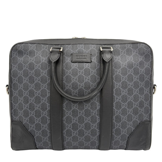 Gucci Supreme Briefcase with Web Strap