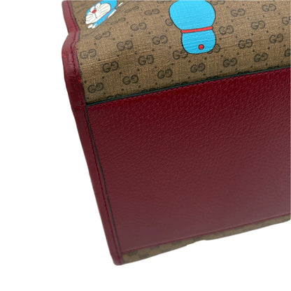Gucci Doraemon mini Tote large GG-Monogram Red