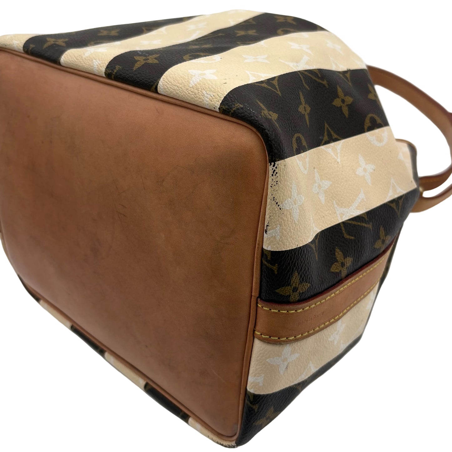 Louis Vuitton Monogram Rayure Petit Noe Shoulder Bag