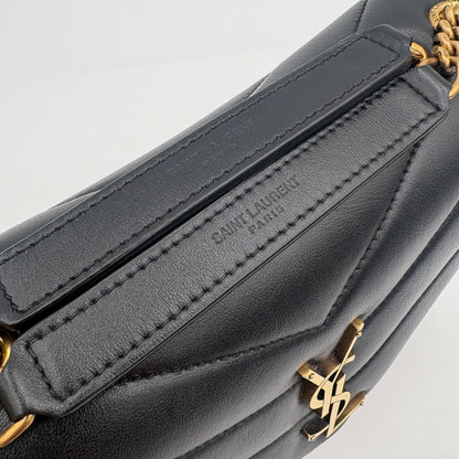 Saint Laurent Loulou Small Shoulder Bag Black