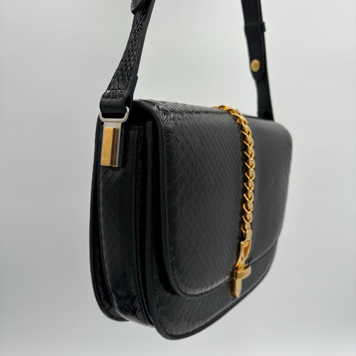 Gucci Snake Python Sylvie Shoulder Bag