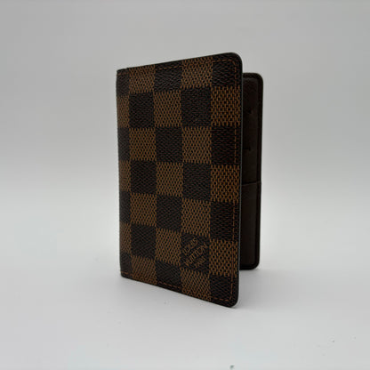 2003 Louis Vuitton Bifold Card Holder Damier Ebene