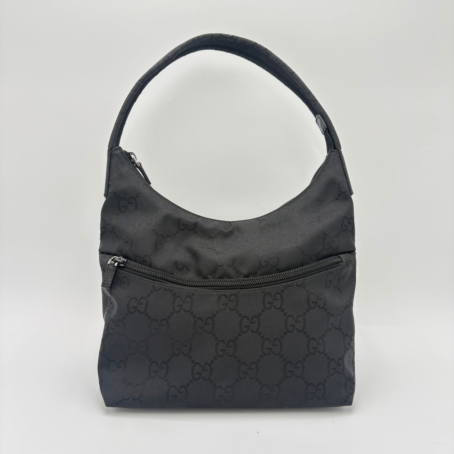 Gucci Nylon Round Shoulder Bag
