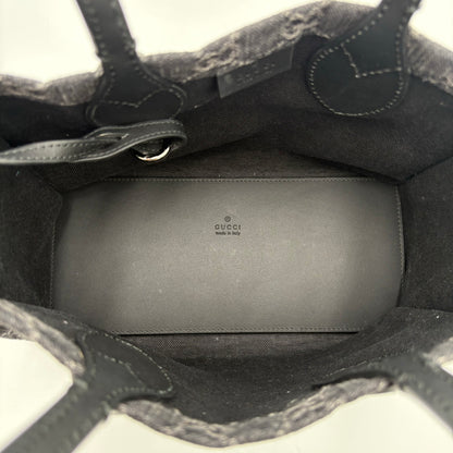 Gucci Ophidia GG Medium Denim Tote