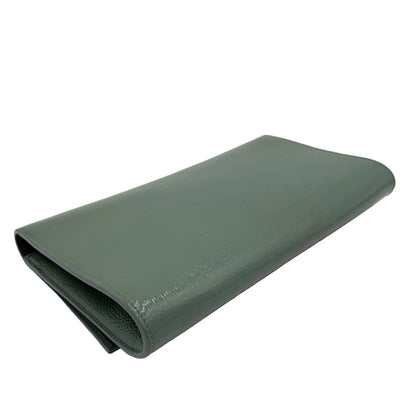 Saint Laurent Belle De Jour Large Clutch Grey Teal