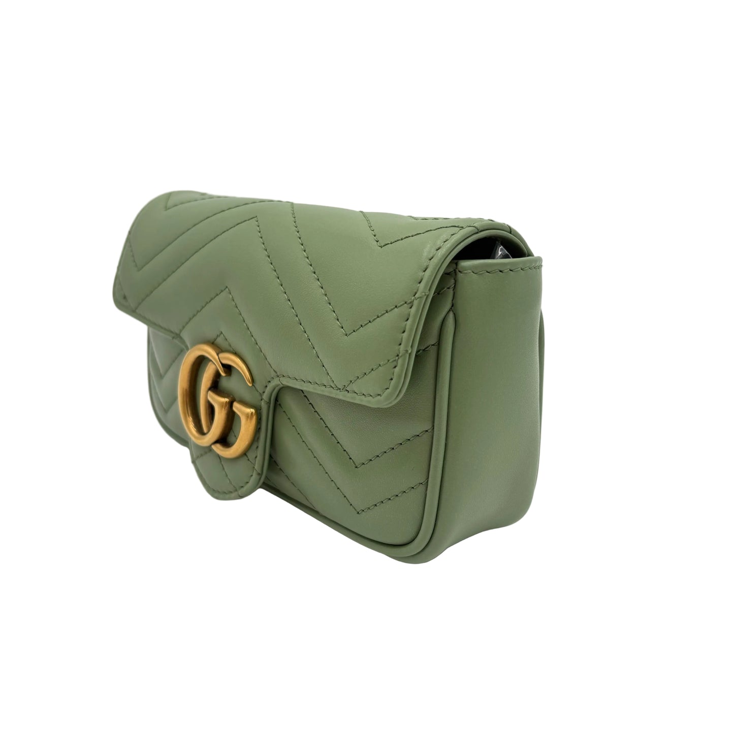 Gucci Marmont Super Mini Sage Green