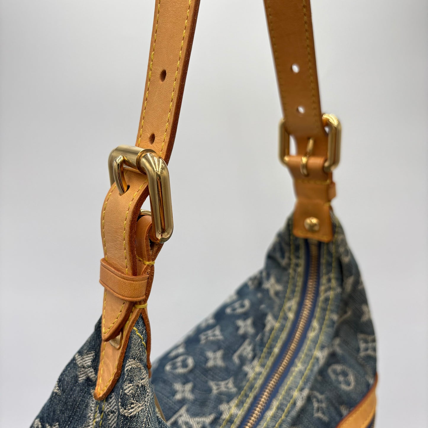 2006 Louis Vuitton Baggy Handbag Denim GM
