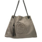 Gucci Soho Medium Leather Tote-Pewter