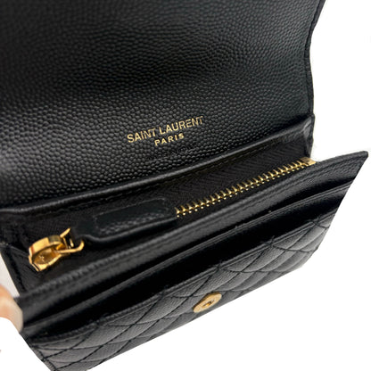 NIB Saint Laurent YSL Cassandre Matelasse Envelope Wallet