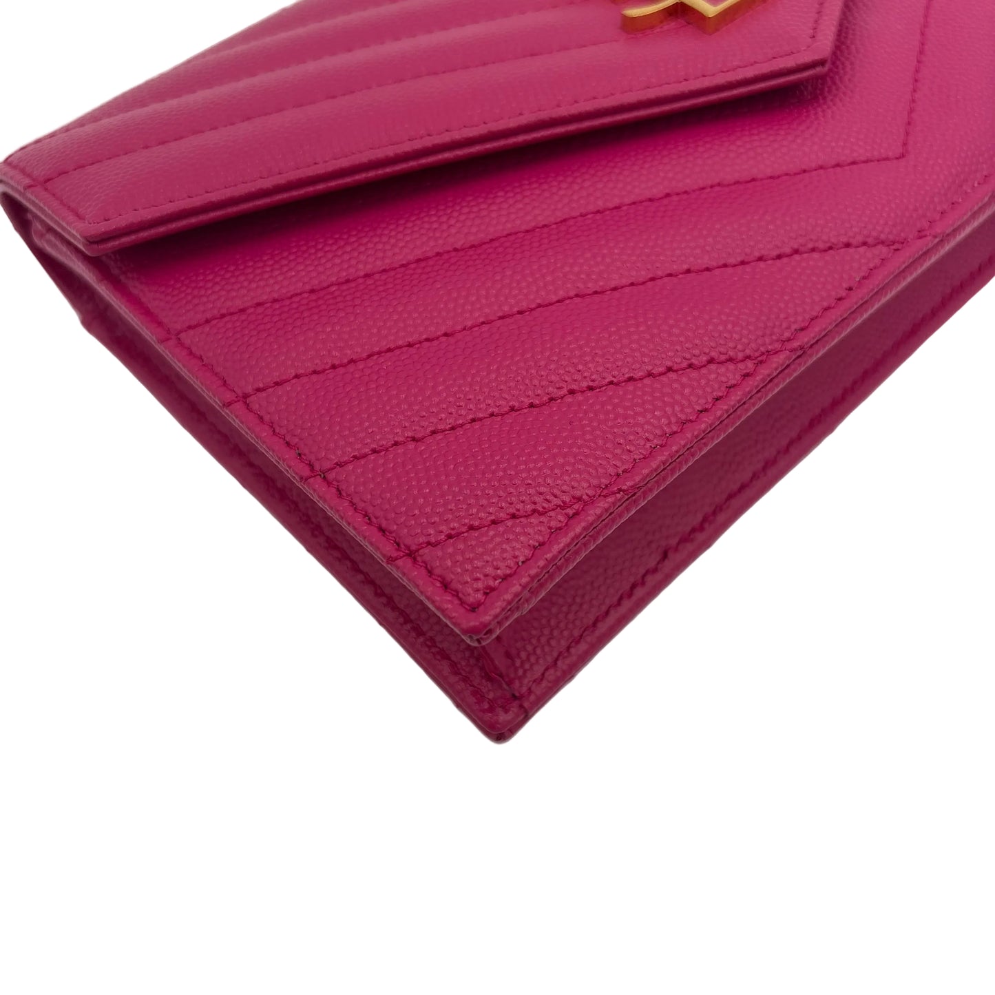 Saint Laurent YSL Cassandre Envelope Chain Wallet