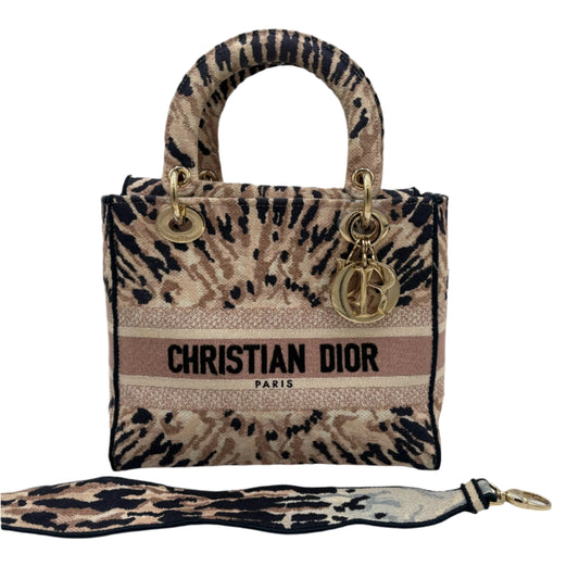 Christian Dior Lady D-Lite Bag-Embroidered : Medium