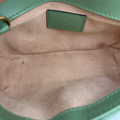 Gucci Marmont Super Mini Sage Green