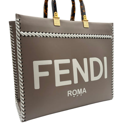 Fendi Sunshine Leather Tote