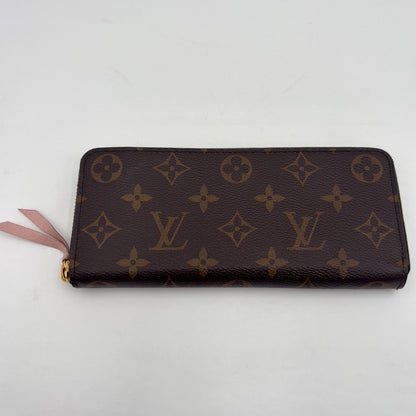 Chipped Louis Vuitton Clemence Monogram/Rose Ballerine