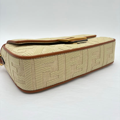 Fendi Raffia King Lucido Baguette