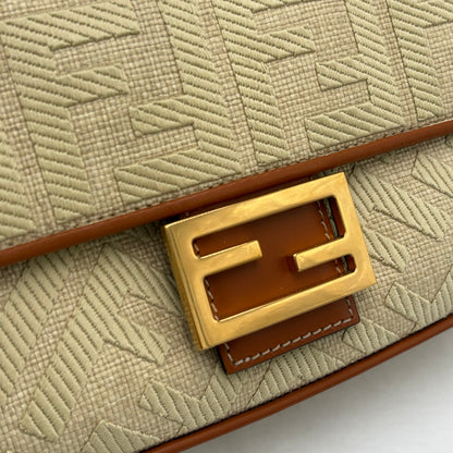 Fendi Raffia King Lucido Baguette
