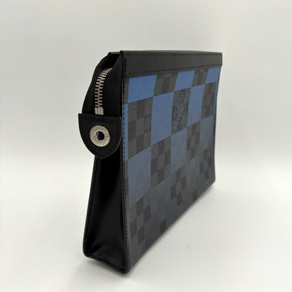 Chipped Louis Vuitton 3D Pochette Voyage Clutch Bag