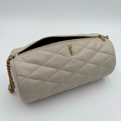 Saint Laurent Sade Tube Quilted Leather Bag