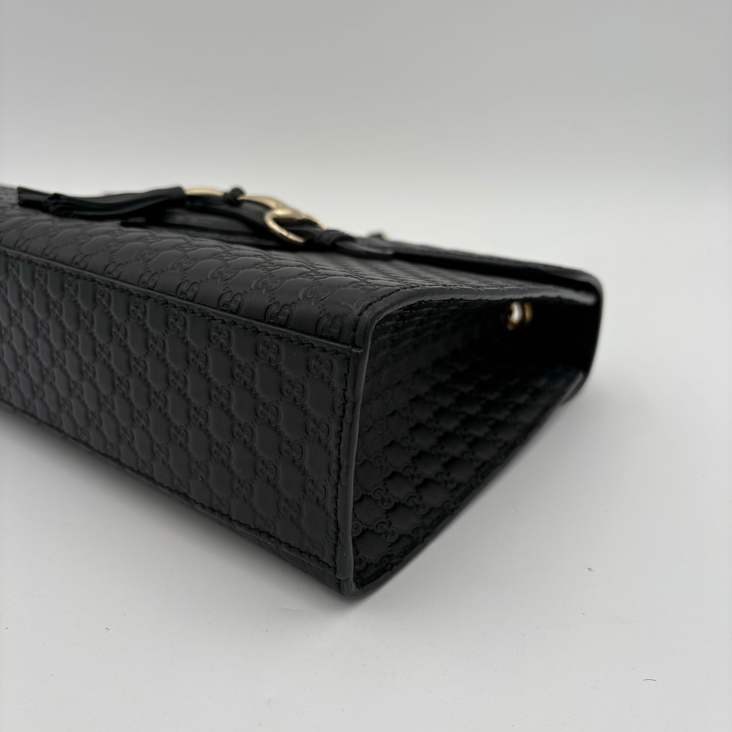 Gucci Guccissima Emily Leather Shoulder Bag