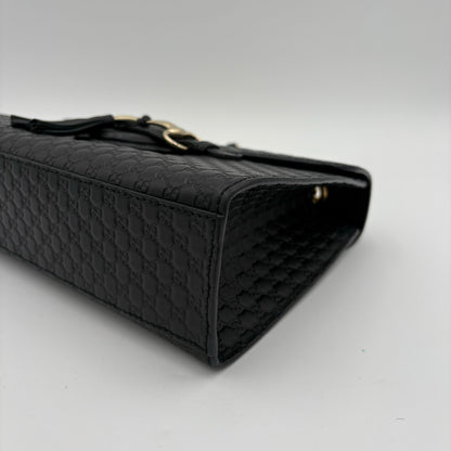 Gucci Guccissima Emily Leather Shoulder Bag