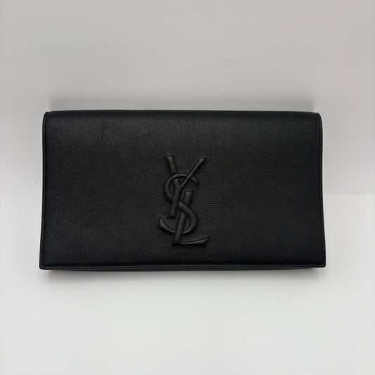 Saint Laurent Belle De Jour Large Clutch Black