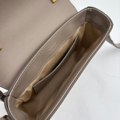 Chloe Calfskin/Suede Mini C Bag