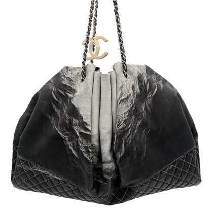 Chanel Melrose Ombre Patent-Black/Grey