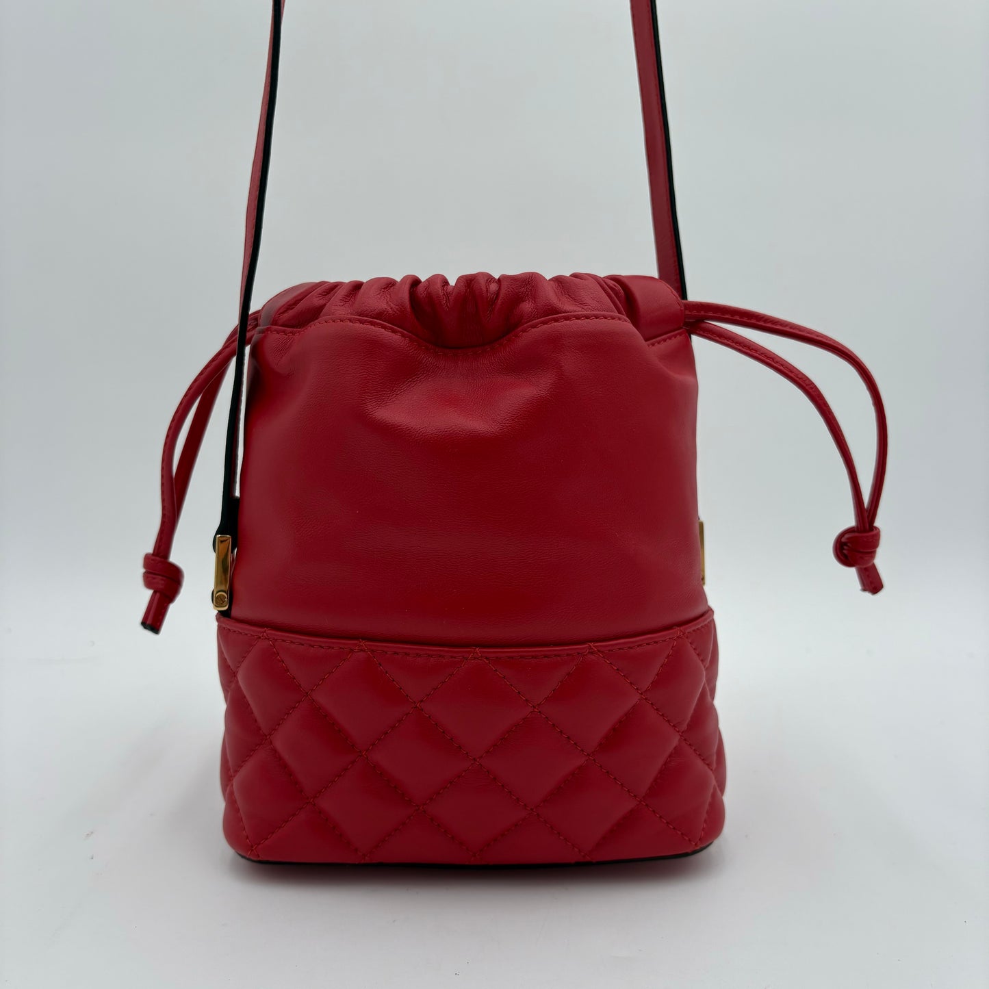 Versace Quilted Leather Crossbody Bag