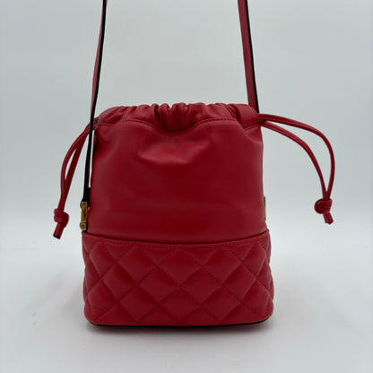 Versace Quilted Leather Crossbody Bag