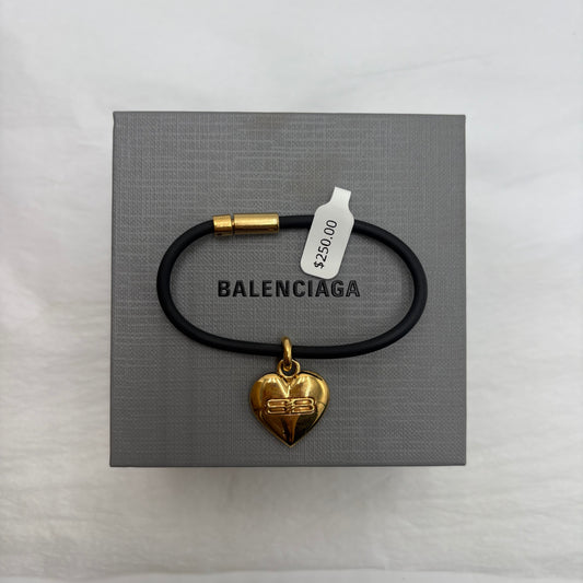 NIB Balenciaga BB Icon Heart Bracelet