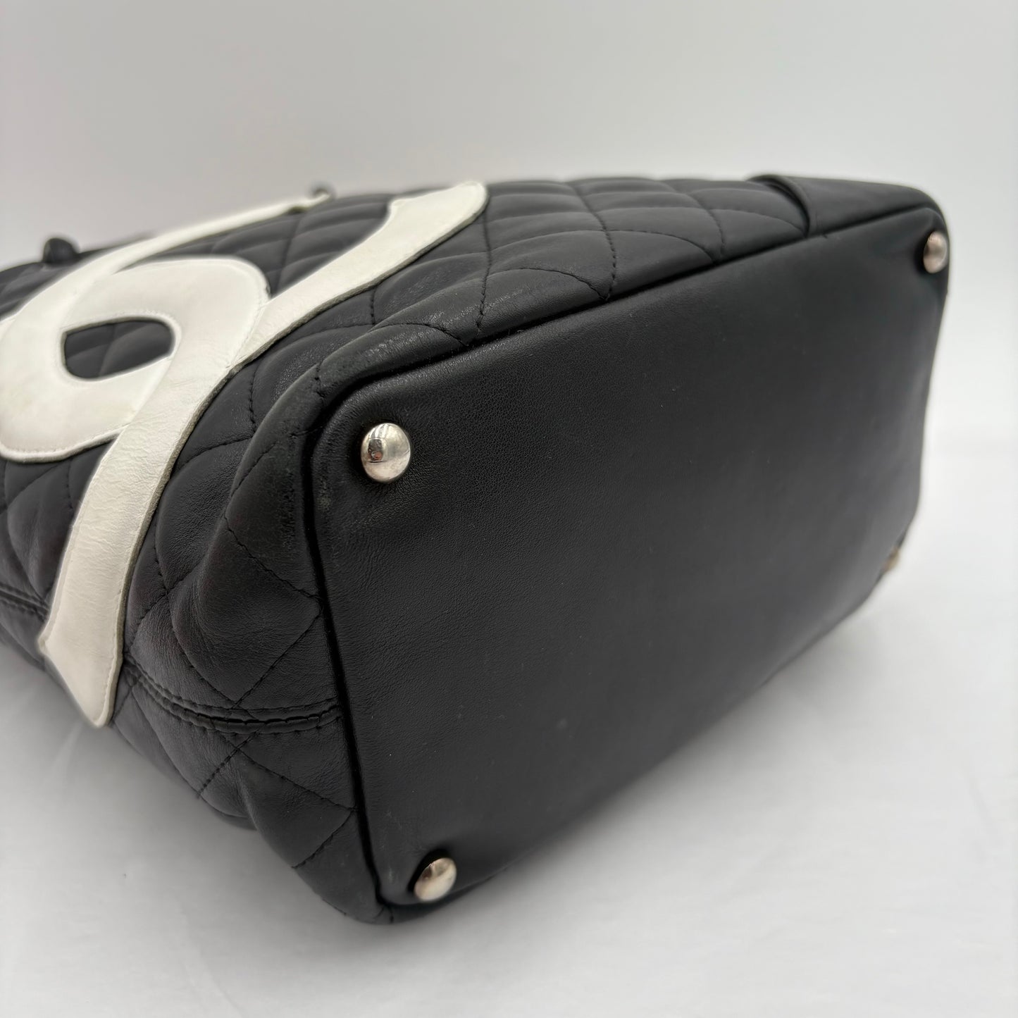 Chanel Black/White Cambon Medium Tote