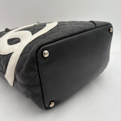 Chanel Black/White Cambon Medium Tote