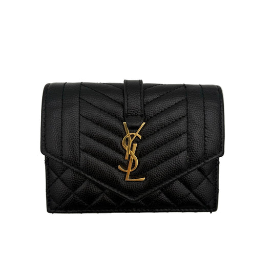 NIB Saint Laurent YSL Cassandre Matelasse Envelope Wallet